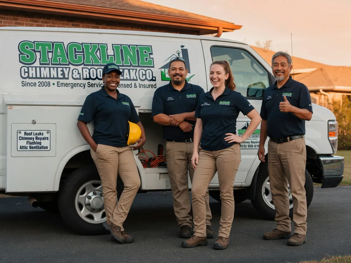 Chimney flashing repair company in Dublin, OH